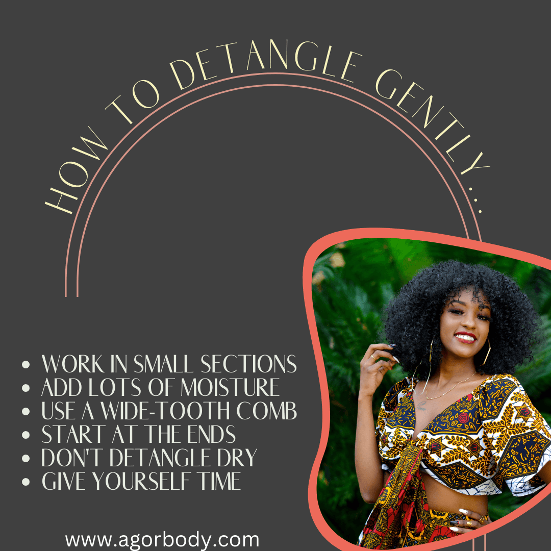How to Detangle Afro Hair Without Damaging It Tips and Techniques Agor