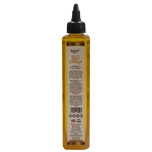 Agor Organic Sweet Almond Oil (250ml)