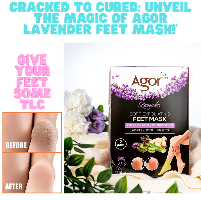 How to Heal Cracked Heels: A Comprehensive Guide with a Spotlight on Agor Lavender Soft Exfoliating Feet Mask