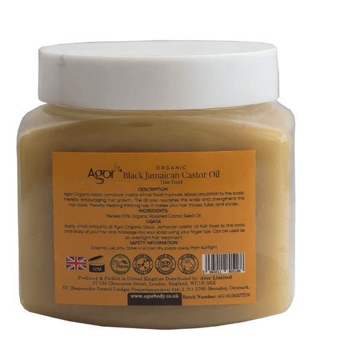 Agor Organic Black Jamaican Castor Oil Hair Food (300ml)