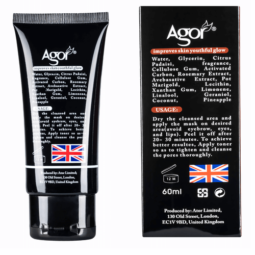 Agor Charcoal Peel-Off Black Mask (60ml)