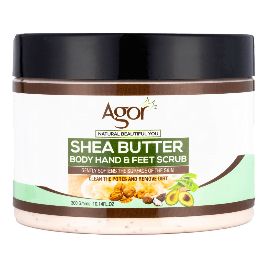 Agor Shea Butter Body Hand & Feet Scrub (300g)